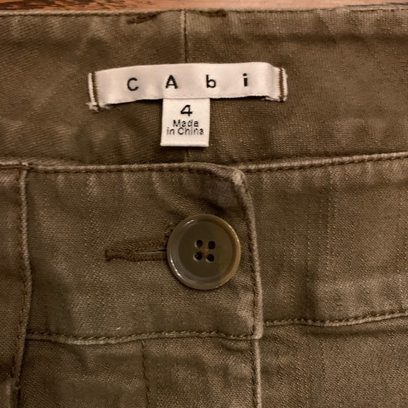 CAbi Khaki Women's Cargo Shorts - Picture 2 of 6